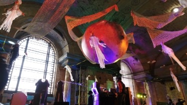 Halloween at Michigan Central Station